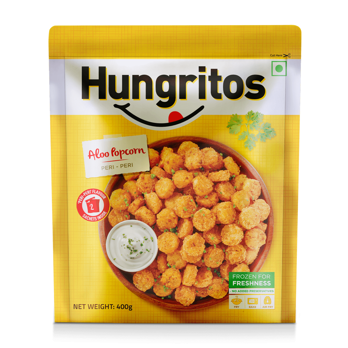 Aloo Popcorn Hungritos